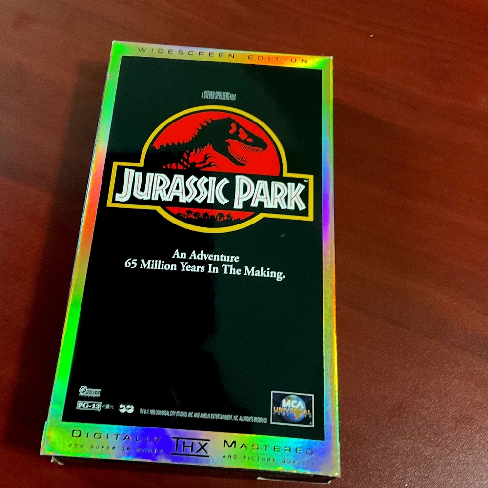 Jurassic Park VHS movie